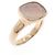 Autre Marque Vetta Ottava Rose Quartz Au750 Ring Pink