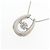 Autre Marque Collier en forme de fer à cheval avec diamants en PT900 PT850 Argenté - vue 3
