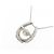 Autre Marque Collier en forme de fer à cheval avec diamants en PT900 PT850 Argenté - vue 4