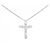Autre Marque Collana con Diamanti Pt900/Pt850 Argento