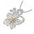 Autre Marque Collana Fiore in Diamanti Au750 D'oro - vista 3