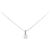 Autre Marque Collana in platino e diamanti Argento