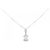 Autre Marque Collana in oro bianco Au750 e diamanti Argento