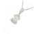 Autre Marque Collana in oro bianco Au750 e diamanti Argento - vista 3