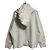 Autre Marque Drapierter IIROT Kapuzenpullover knit hoodie Weiß Aus weiß - Ansicht 2