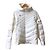 Autre Marque Chaqueta acolchada de nylon jacquard camuflaje Pearly Gates Blanco