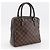 Borsa Louis Vuitton Brera in tela Damier Marrone Bronzo - vista 3