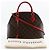 Borsa 2way Louis Vuitton Alma Monogram Marrone Rosso - vista 20