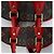 Borsa 2way Louis Vuitton Alma Monogram Marrone Rosso - vista 9
