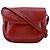 Borsa a tracolla in pelle di vitello Interlocking G Gucci Rosso