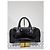 Borsa Amazona 36 in pelle lucida Loewe Nero - vista 3