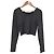 Autre Marque NOBLE 2way Smooth Cropped Knit Castaño