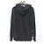 Autre Marque BLUE LABEL CRESTBRIDGE CB Wappen Velour Pullover Hoodie Schwarz - Ansicht 2