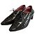 Autre Marque Madras Schuhe mit Blockabsatz Schwarz