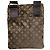 Autre Marque Borsa a tracolla in jacquard monogram russet Marrone - vista 2