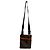 Autre Marque Borsa a tracolla in jacquard monogram russet Marrone - vista 3