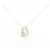 Autre Marque Collar Corazón de Diamante Au750 Dorado