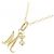 Autre Marque Collana Initial M Diamond Au750 D'oro - vista 4