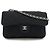 Borsa 2way Chanel Matelassé Coco Mark Cotton Jersey Nylon Nero Grigio