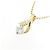 Autre Marque Collana con diamante Au750 D'oro - vista 3