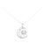 Autre Marque Collana in oro bianco 10K e diamanti Argento