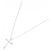 Autre Marque Collana a Croce con Diamanti Pt900 Pt850 Argento - vista 2