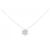 Autre Marque Collana in oro bianco e diamanti Au750 Argento