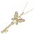 Autre Marque Collana Butterfly Key in Oro Au750 e Diamanti D'oro - vista 3