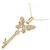 Autre Marque Collana Butterfly Key in Oro Au750 e Diamanti D'oro - vista 4