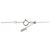 Autre Marque Collana di Diamanti 0.50CT PT950 PT850 Argento - vista 5