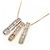 Autre Marque Dreifarbige Diamantkette Au750 Golden - Ansicht 3