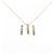 Autre Marque Dreifarbige Diamantkette Au750 Golden - Ansicht 6