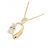 Autre Marque Au750 Diamant-Halskette Golden - Ansicht 3