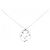 Autre Marque Collana in oro bianco e diamanti Au750 Argento