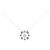 Autre Marque Collana 2way in oro bianco Au750 e diamanti Argento