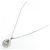 Autre Marque Collier en diamant PT900 PT850 Argenté - vue 2