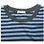 Autre Marque Camiseta de manga larga VAINL ARCHIVE de algodón Suvin Negro Azul - vista 4