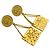 Orecchini a clip Chanel Matelasse D'oro - vista 4