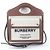 Borsa a tracolla 2way in tela di cotone e pelle Burberry Pocket Marrone
