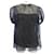 Top de seda Chanel Negro