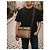 Borsa Messenger/a Tracolla in PVC Canvas e Pelle Visetos Monogram MCM Beige/Marrone - vista 14