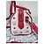 Borsa Boston MCM Visetos in tela rivestita e pelle Rosa/Bianco - vista 10