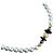Autre Marque Collana con perle e hematite Au750 D'oro