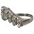 Autre Marque V-Form Pt900 Platin Diamantring Silber - Ansicht 10