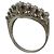 Autre Marque V-Form Pt900 Platin Diamantring Silber - Ansicht 4