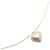 Collana di perle Tasaki Omega Chain Heart Au750 D'oro