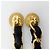 Mini borsa a tracolla con catena Chanel Borsa a tracolla in raso Nero - vista 8