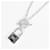 Hermès Cadena Amulette Silver 925 Necklace Silvery  - view 3