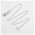 Hermès Cadena Amulette Silver 925 Necklace Silvery  - view 8