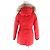 Autre Marque Parka Canada Goose Victoria de poliéster y plumón Roja - vista 3
